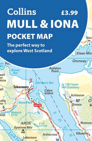 Mull and Iona Pocket Map de Collins Maps