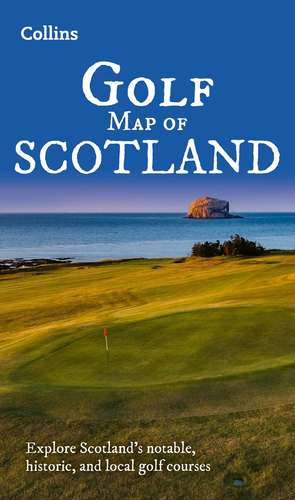 Collins Golf Map of Scotland de Collins Maps