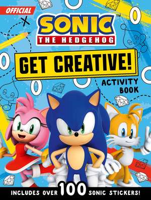 Sonic The Hedgehog Get Creative! Sticker Activity Book de Sonic The Hedgehog