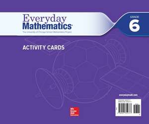 Everyday Mathematics 4, Grade 6, Activity Cards