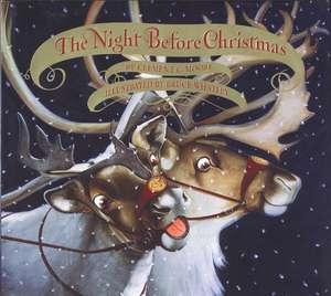 The Night Before Christmas Board Book: A Christmas Holiday Book for Kids de Clement C. Moore