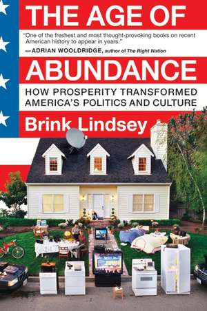 The Age of Abundance: How Prosperity Transformed America's Politics and Culture de Brink Lindsey