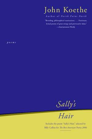 Sally's Hair: Poems de John Koethe