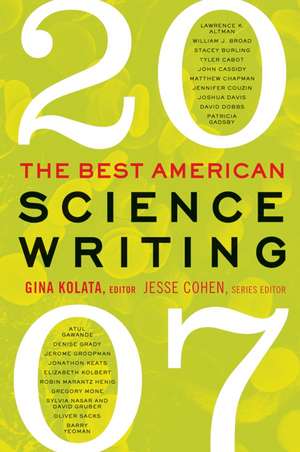 The Best American Science Writing 2007 de Gina Kolata