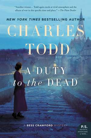 A Duty to the Dead de Charles Todd