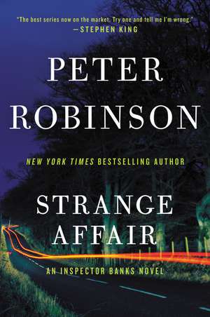 Strange Affair de Peter Robinson