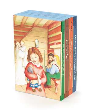 Little House 4-Book Box Set: Little House in the Big Woods, Farmer Boy, Little House on the Prairie, On the Banks of Plum Creek de Laura Ingalls Wilder