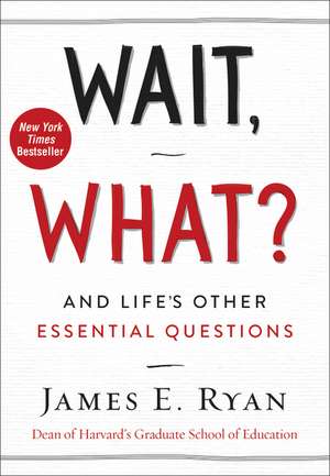 Wait, What?: And Life's Other Essential Questions de James E. Ryan