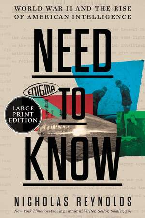 Need to Know de Nicholas Reynolds