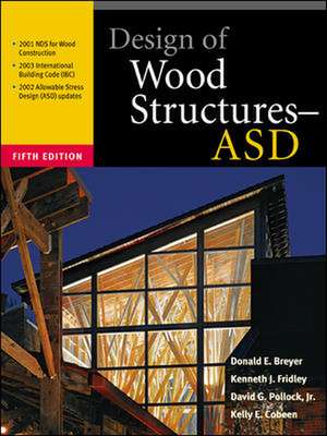 Design of Wood Structures – ASD de Donald Breyer