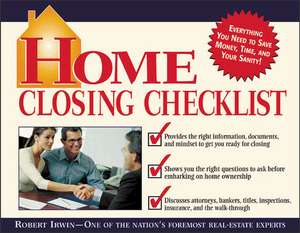 Home Closing Checklist de Robert Irwin