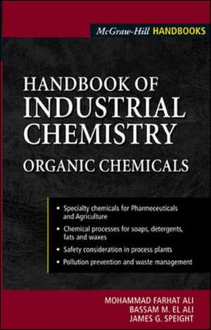 Handbook of Industrial Chemistry de M. Ali