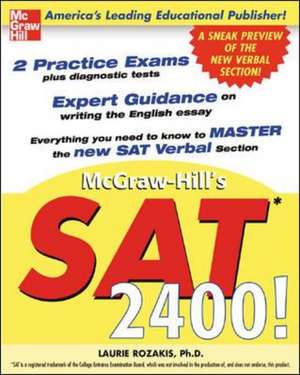 McGraw-Hill's SAT 2400! de Laurie Rozakis