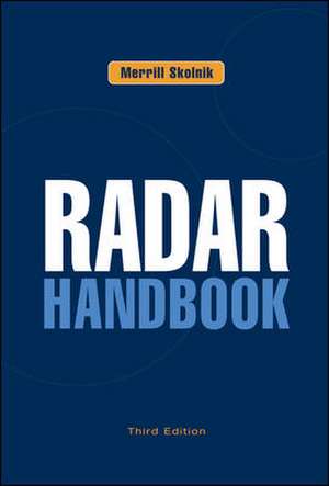 Radar Handbook de Merrill I. Skolnik