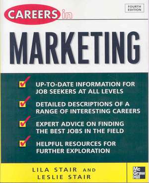 Careers in Marketing de Leslie Stair