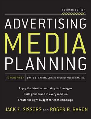 Advertising Media Planning, Seventh Edition de Roger Baron