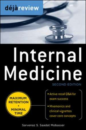 Deja Review Internal Medicine, 2nd Edition de Sarvenaz Saadat