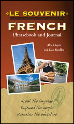 Le souvenir French Phrasebook and Journal de Alex Chapin