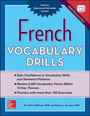 French Vocabulary Drills de David Stillman