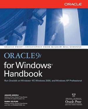 Oracle9i for Windows Handbook de Anand Adkoli