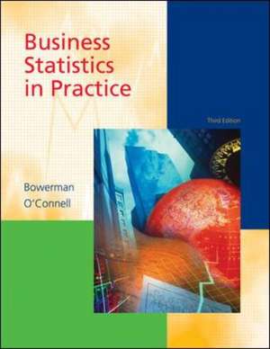 Business Statistics in Practice with Student CD-ROM de Bruce Bowerman