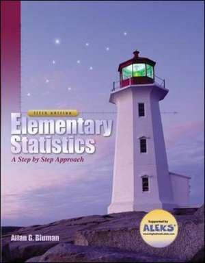 Elementary Statistics: A Step-By-Step Approach with MathZone Student Edition de Allan Bluman