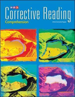 Corrective Reading Comprehension Level A, Teacher Guide de N/A McGraw Hill