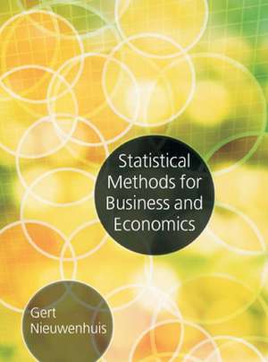 Statistical Methods for Business and Economics de Gert Nieuwenhuis