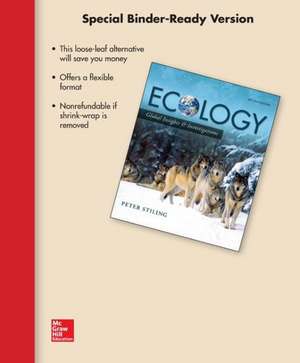 Ecology: Global Insights & Investigations de Peter Stiling