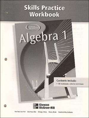 Algebra 1 Skills Practice Workbook de McGraw-Hill/Glencoe