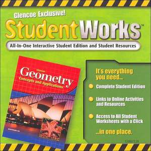 Geometry: Concepts and Applications, Studentworks CD-ROM de McGraw-Hill Education