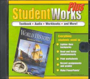 Glencoe World History, Modern Times, Studentworks Plus CD-ROM: Modern Times de McGraw-Hill Education