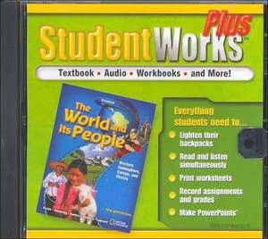 The World and Its People: Western Hemisphere, Europe, and Russia, Studentworks Plus CD-ROM de McGraw-Hill Education