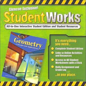 Geometry: Concepts and Applications, Studentworks CD-ROM de McGraw-Hill Education