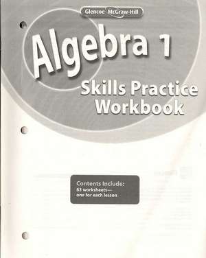 Algebra 1, Skills Practice Workbook de McGraw-Hill