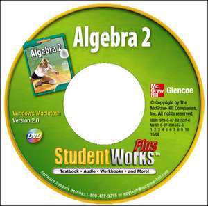 Algebra 2, Studentworks Plus DVD: Math Handbook, Book 2 de McGraw-Hill Education