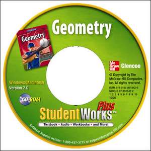 Geometry, Studentworks Plus CD-ROM de McGraw-Hill Education