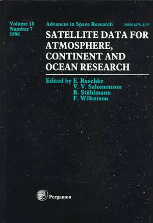 Satellite Data for Atmosphere, Continent and Ocean Research de RASCHKE