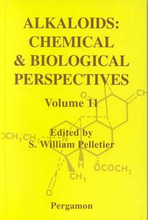 Alkaloids: Chemical and Biological Perspectives de S.W. Pelletier