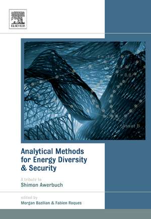 Analytical Methods for Energy Diversity and Security de Morgan Bazilian