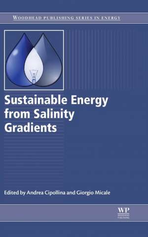 Sustainable Energy from Salinity Gradients de Andrea Cipollina