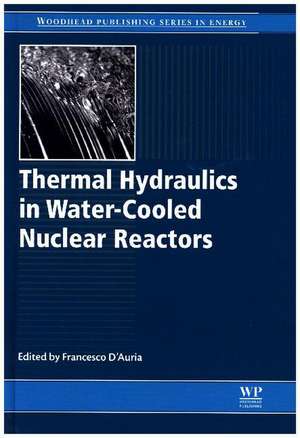 Thermal-Hydraulics of Water Cooled Nuclear Reactors de Francesco D'Auria