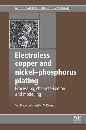 Electroless Copper and Nickel-Phosphorus Plating: Processing, Characterisation and Modelling de W Sha