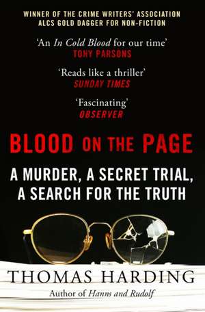 Blood on the Page de Thomas Harding