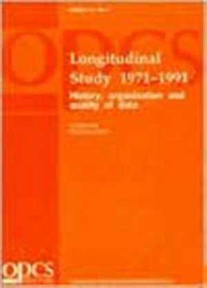 Longitudinal Study 1971-1991: History/Organization de Nana