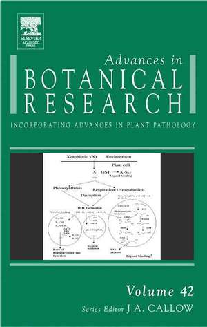 Advances in Botanical Research de J. A. Callow