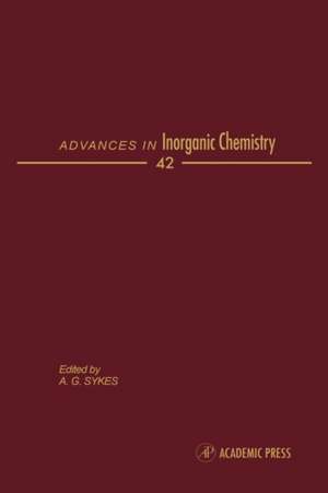 Advances in Inorganic Chemistry de AG Sykes