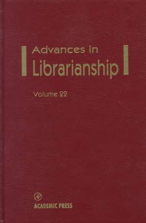 Advances in Librarianship de Elizabeth A. Chapman