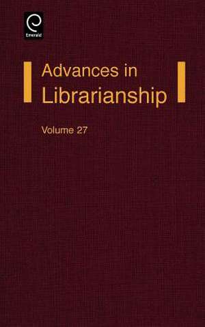 Advances in Librarianship de Frederick Lynden