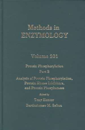 Protein Phosphorylation, Part B: Analysis of Protein Phosphorylation, Protein Kinase Inhibitors, and Protein Phosphatases de John N. Abelson